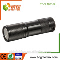 Alibaba Cheap Sale Aluminium 9 Led Small Torch Keychain mini-pistolet pour enfants